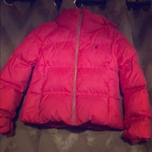 Ralph Lauren Poli Girls Pink Down Jacket